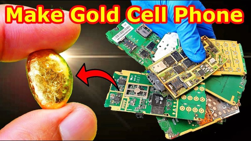 چگونه از تلفن های همراه قدیمی طلا استخراج کنیم؟ + فیلم