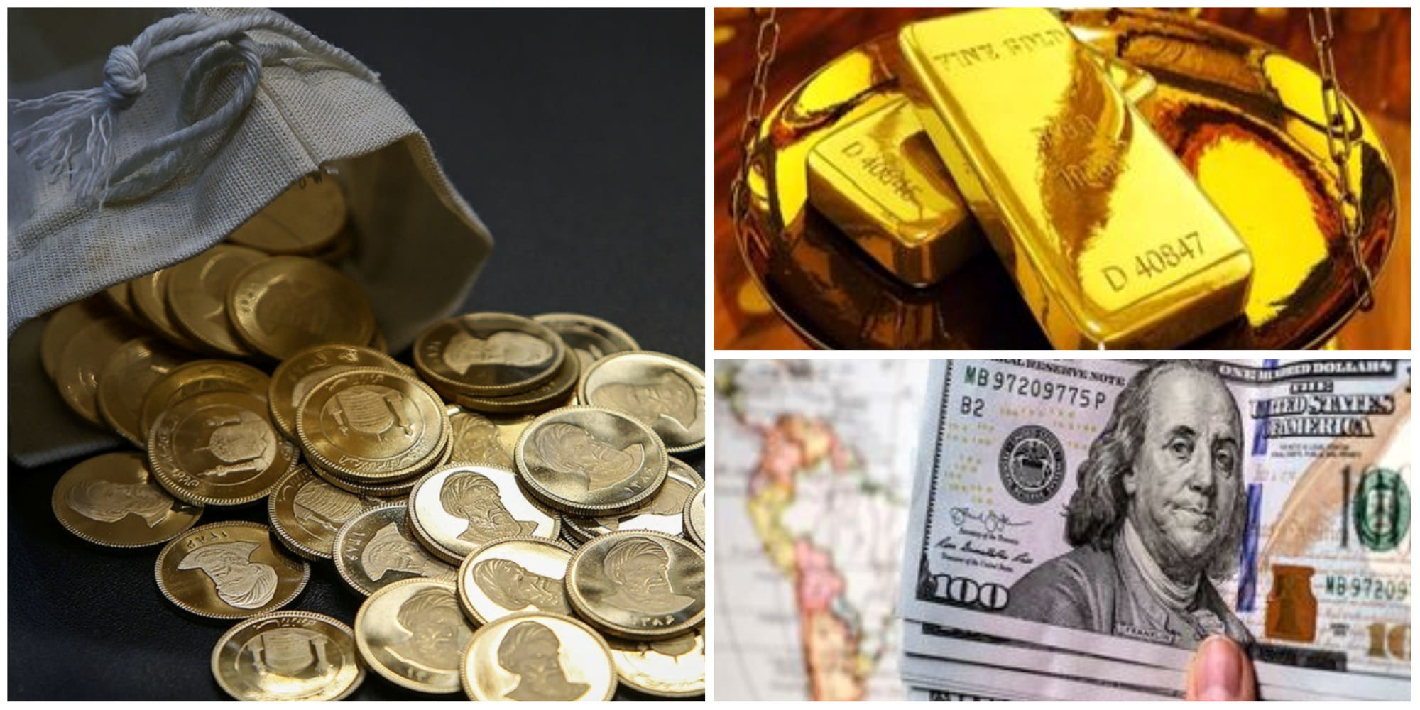 قیمت طلا، دلار و سکه امروز یکشنبه 28 آبان 1402/  کاهش دلار، سکه گران شد +جدول